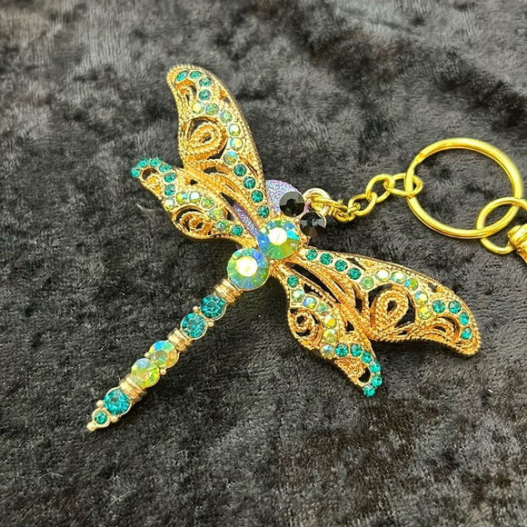 Betsey Johnson Dragonfly Bag Clip - Picture 1 of 5